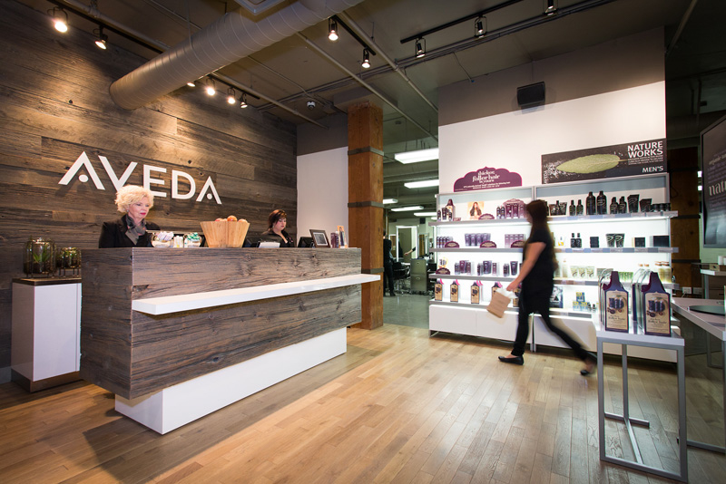 Novvo Etopa Salon/Spa Design of AVEDA INSTITUTE WINNIPEG - Winnipeg, MB