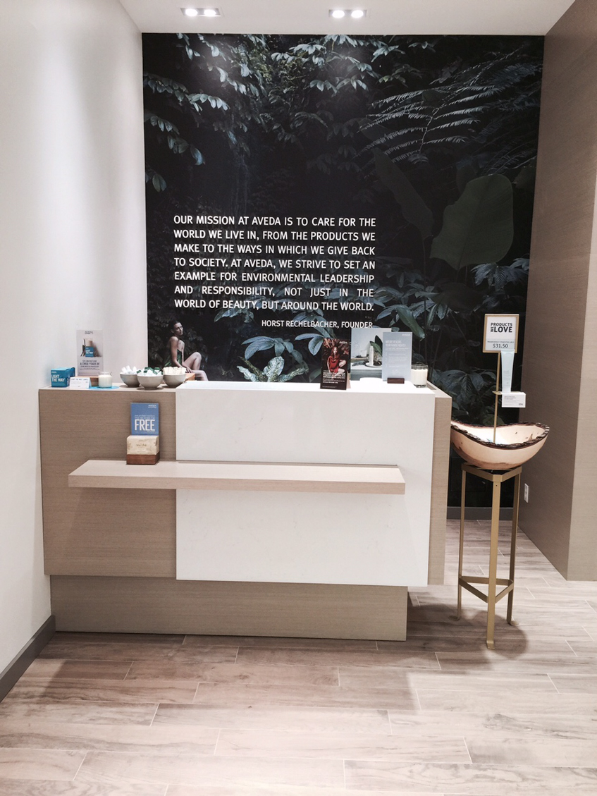 Novvo Etopa Salon/Spa Design of AVEDA EXPERIENCE CENTER PARK ROYAL - Vancouver, BC