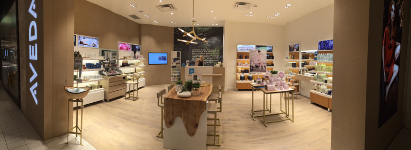 Novvo Etopa Salon/Spa Design of AVEDA EXPERIENCE CENTER RIDEAU - Ottawa, ON